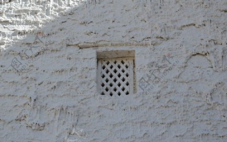 布达拉宫的墙壁