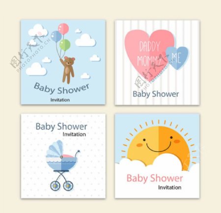 四款母婴儿童宝宝海报