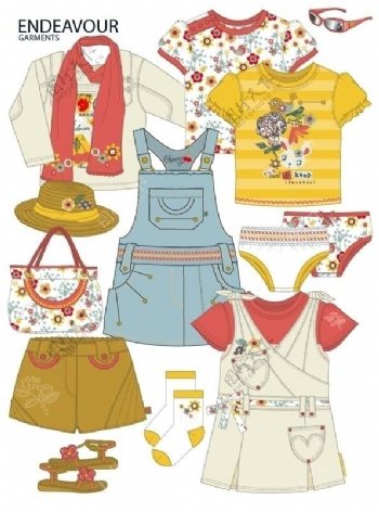 童装图案款式设计手稿流行服饰