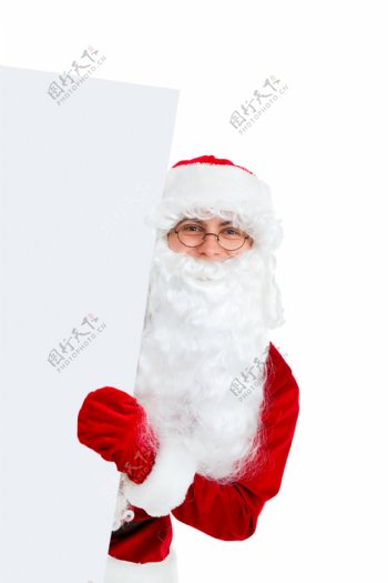 微笑的圣诞老人图片