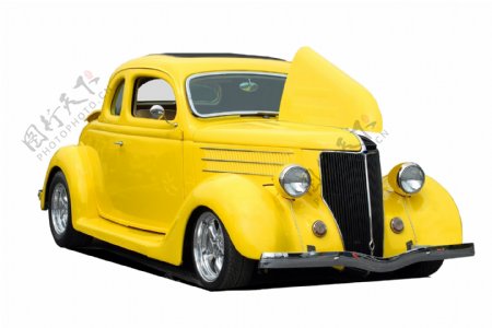 黄色汽车玩具图片
