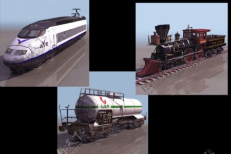 9款火车模型