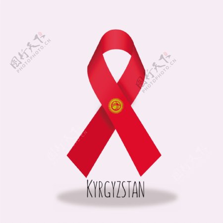 吉尔吉斯斯坦旗带设计