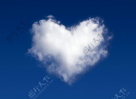 心型云朵图片