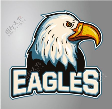 老鹰标志logo矢量素材