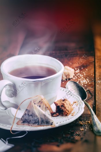 茶叶红糖和红茶图片