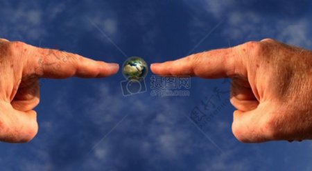 指尖的小地球