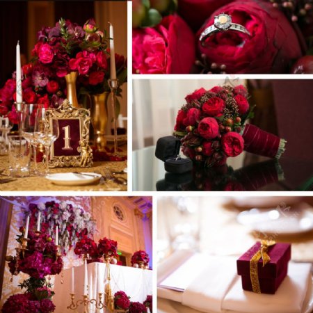 古典玫瑰花主题婚礼图片