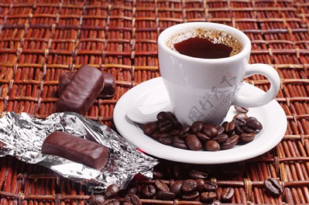 巧克力与咖啡图片