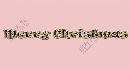 圣诞merryChristmas字体