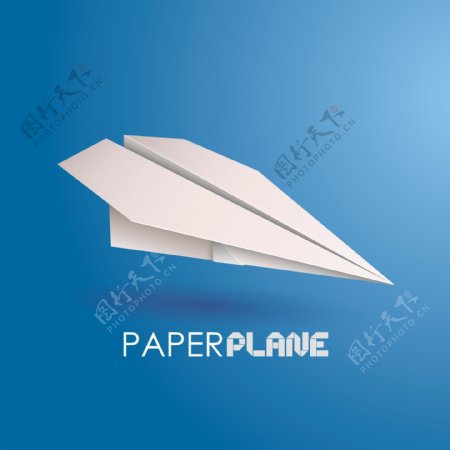 纸飞机背景矢量素材图片