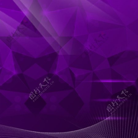 紫色几何背景主图