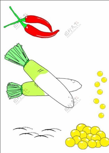 可爱蔬菜卡通图片