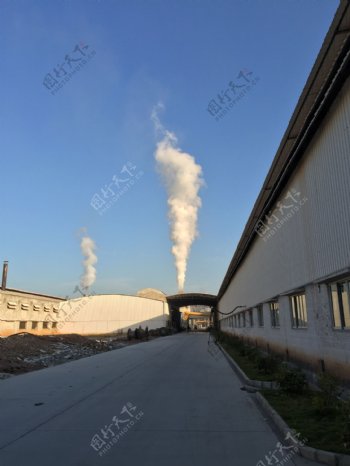 工厂废气图片