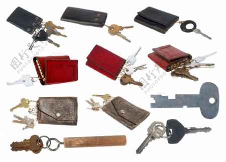 各种钥匙和钥匙包图片