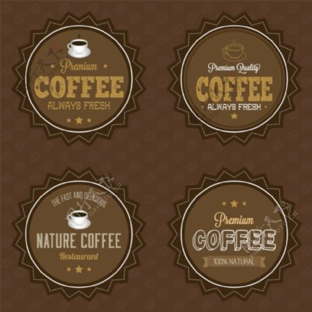 咖啡标签设计图片
