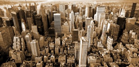 纽约鸟瞰风景图片