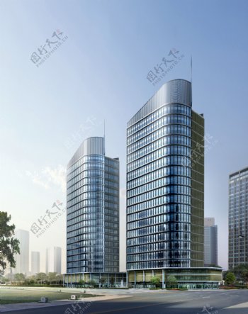 城市高楼摄影图片