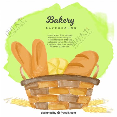 矢量面包设计