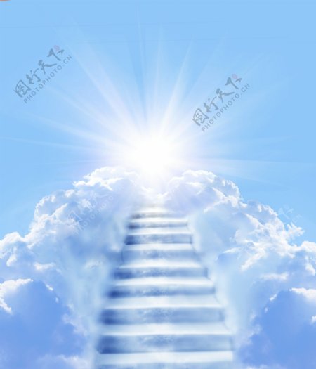 通向天堂的阶梯图片