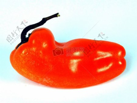 橘红色的辣椒