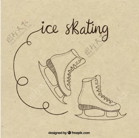 滑冰图