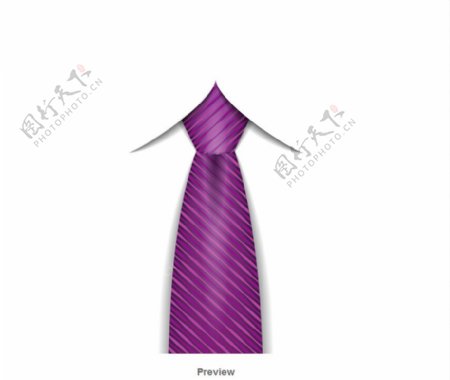 男装斜线线条领带