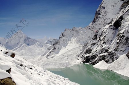 冰川雪山峰湖雪高峰皇室成员自由图像