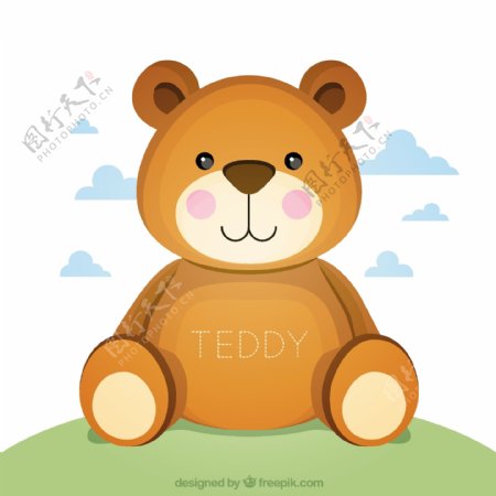 可爱的泰迪熊
