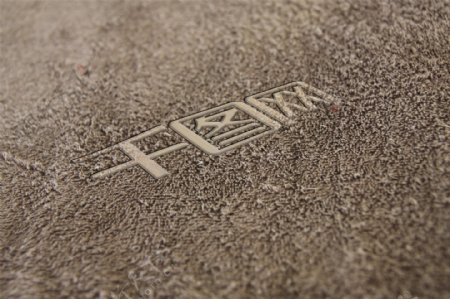 地毯logo样机展示