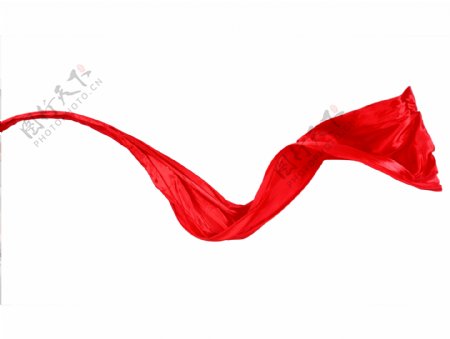 飘起的红丝带