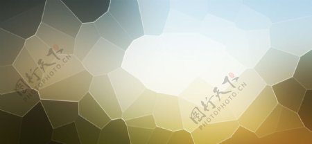 柔和黄色渐变大气平面背景