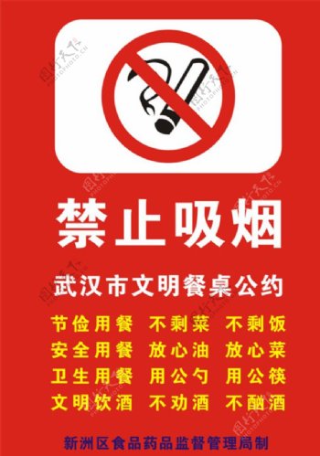 禁止吸烟和文明餐桌公约条例