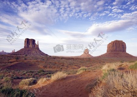 沙漠岩石风景