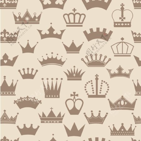 老式王冠图案素材