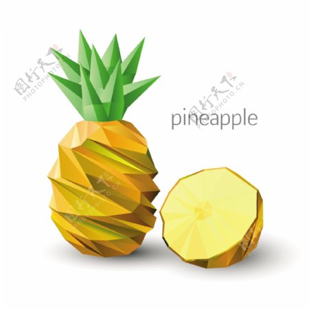 创意水果菠萝