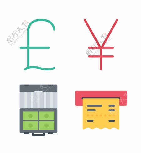美元金融icon图标素材