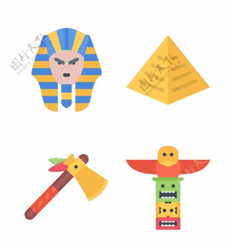 埃及文化ICON图标标志图片