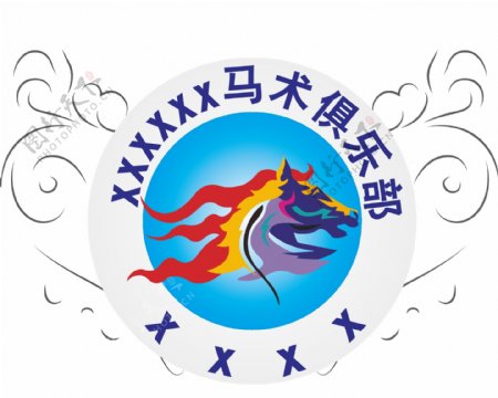 马术俱乐部logo