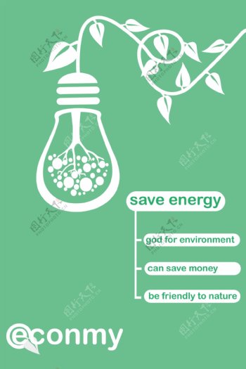 节能环保主题海报
