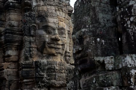 柬埔寨巴戎寺风景