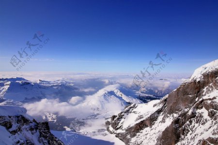 瑞士阿尔卑斯山风景