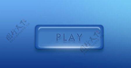 水晶按钮透明按钮蓝色按钮图片