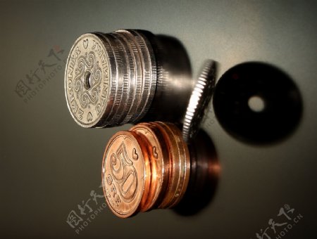 金融丹麦硬币图片