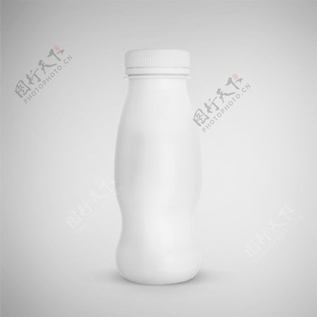 白色瓶子包装样机