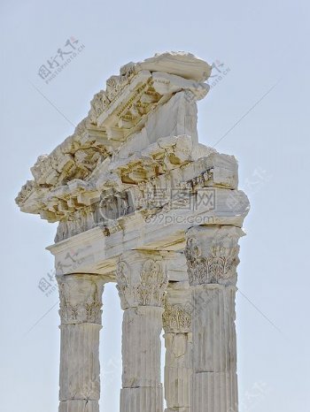 古代罗马的废墟