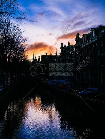 水运河阿姆斯特丹