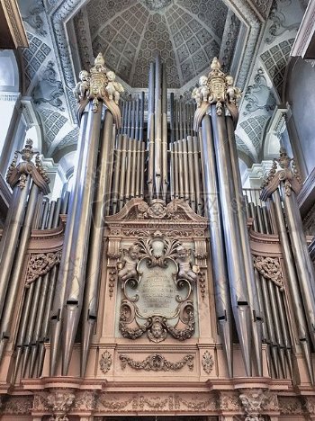 金属音乐管道教堂宫殿器官对称性