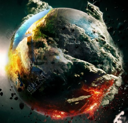 陨石撞地球
