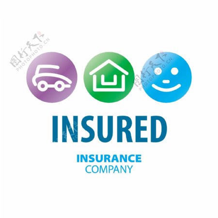 保险logo设计图片